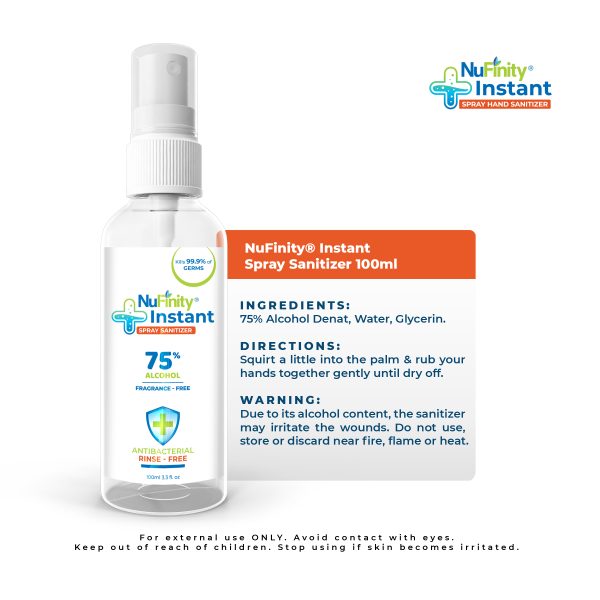 NuFinity® Instant Sanitizer Spray 100ml